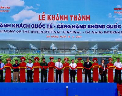 ĐÀ NẴNG KHÁNH THÀNH NHÀ GA SÂN BAY QUỐC TẾ 3.500 TỶ