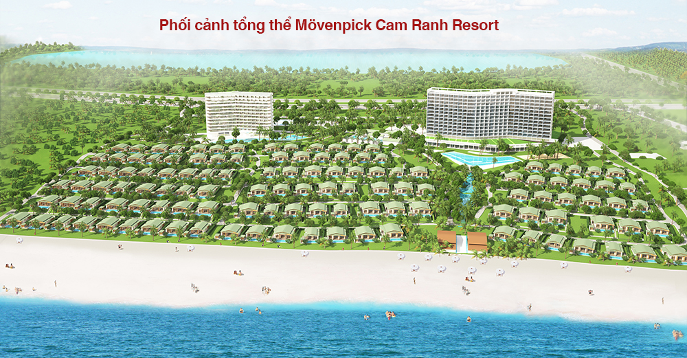 Phối cảnh tổng thể dự án Movenpick Cam Ranh